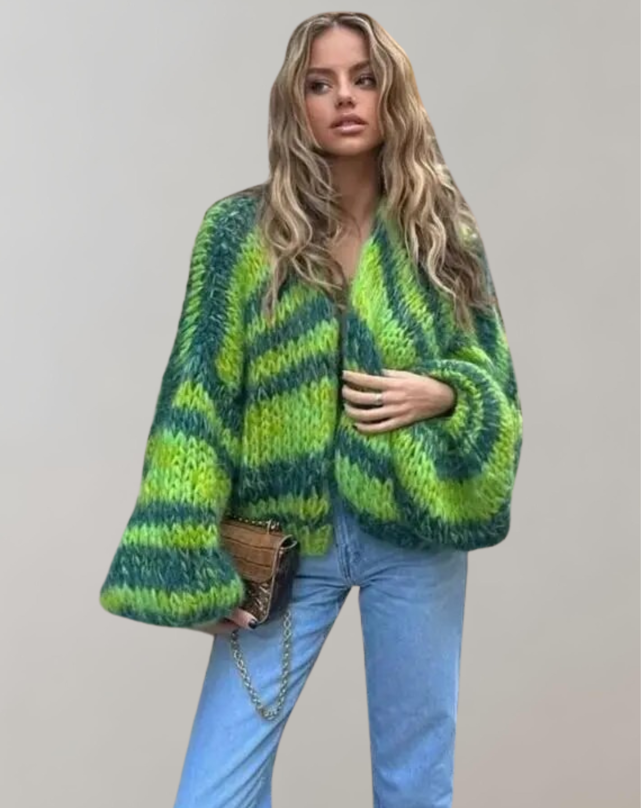 Valenzora | Oversized and Colorful Cardigan