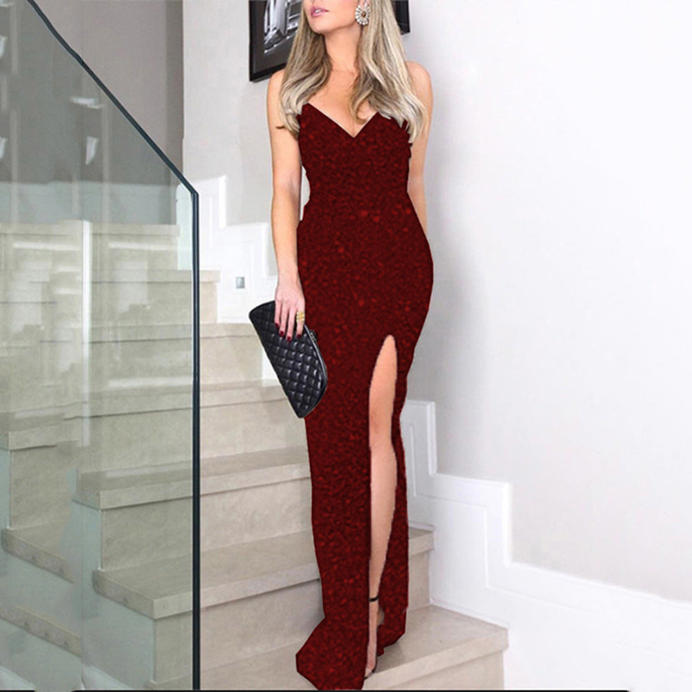 Valenzora | Elegant look - Split sequin dress