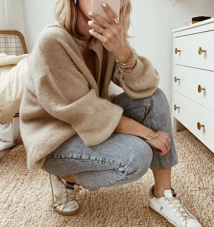 Valenzora | brown women's cardigan
