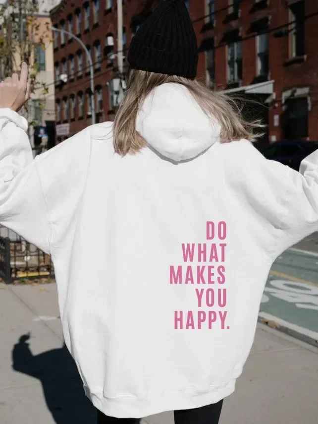 Valenzora – Damen-Kapuzenpullover – Lässiger Streetstyle mit Schriftzug
