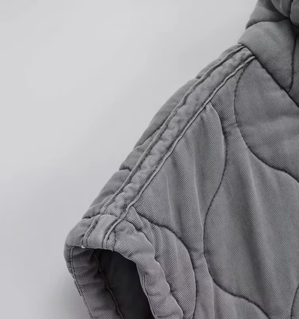 Valenzora | Padded sleeveless cotton vest for women