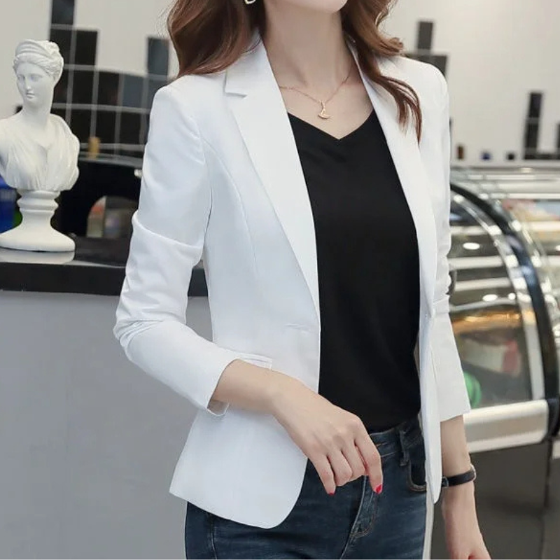 Valenzora | Eleganter Damenblazer mit langen Ärmeln, ideal für die Arbeit