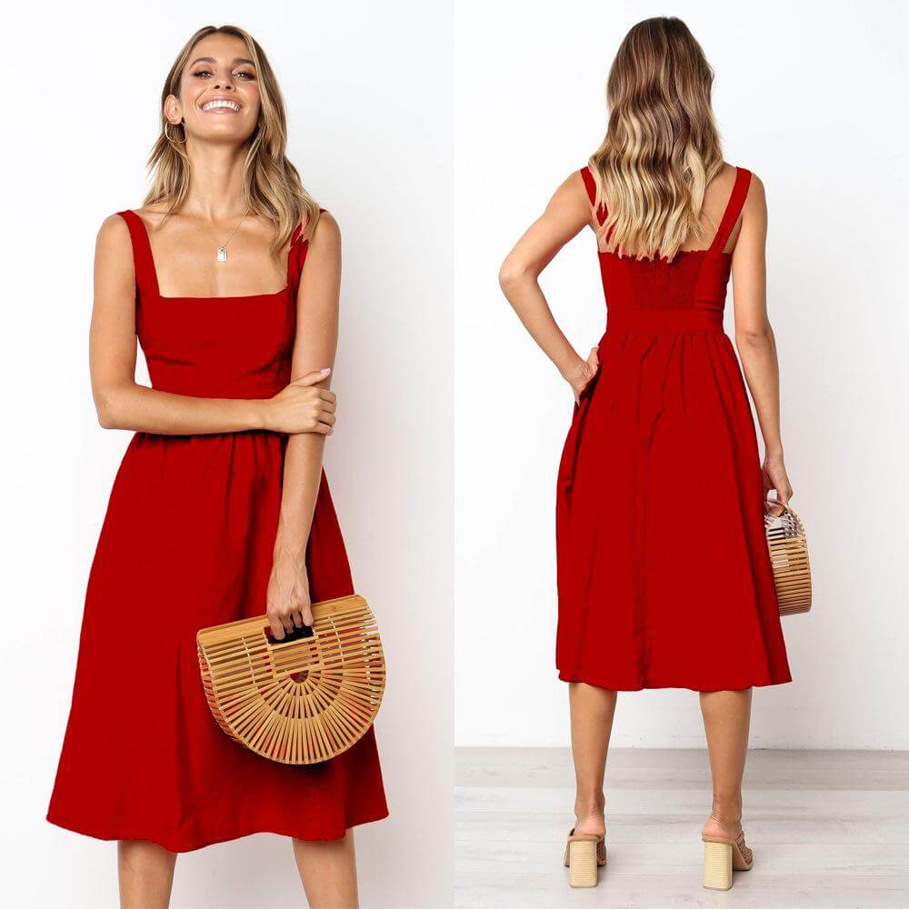 Valenzora | Partykleid einfarbig