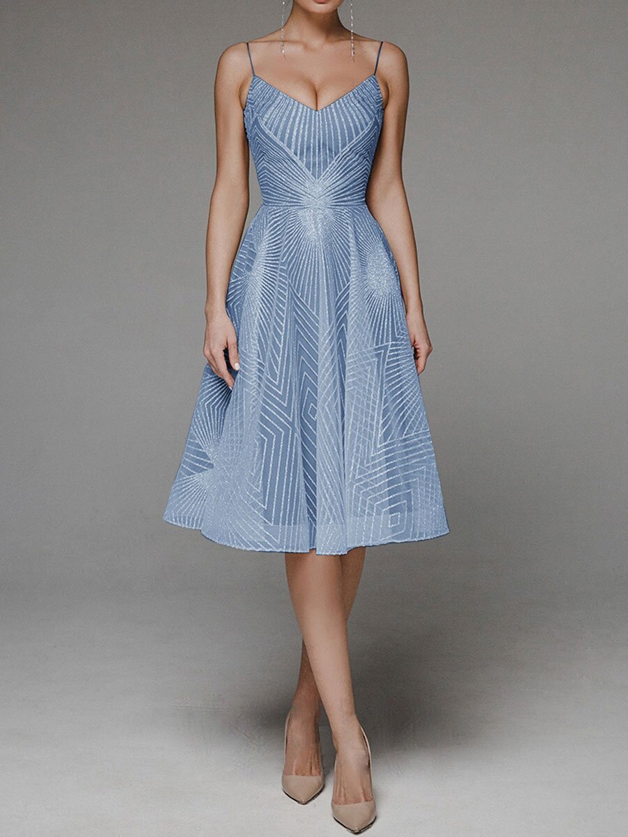 embroidered sleeveless dress