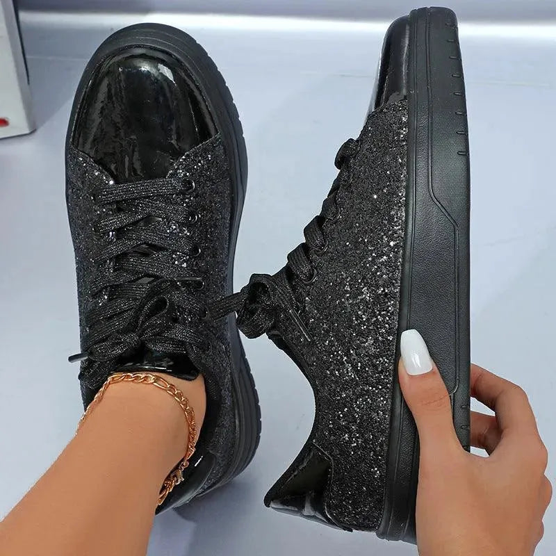 Valenzora | Glitzernde Sneaker mit Pailletten