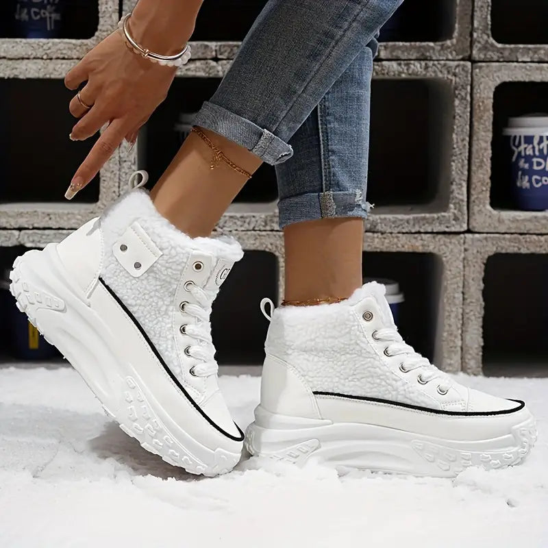 – Velvet snow boots