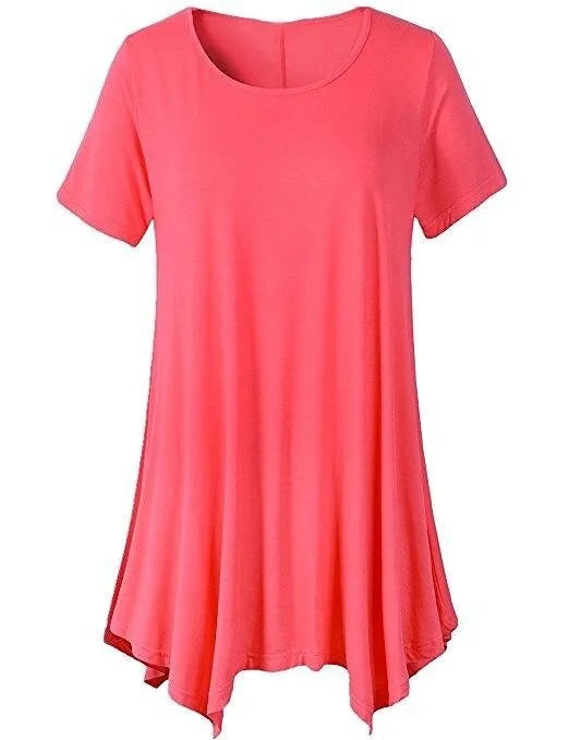 Valenzora | Summery loose fit T-shirt with short sleeves