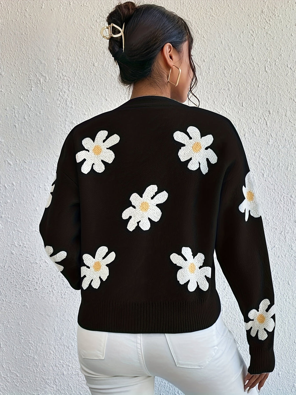 Valenzora | with floral pattern and long sleeves For women
