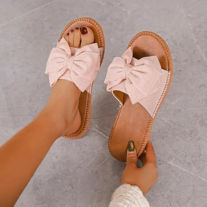 Valenzora | Komfortable schicke Ballerinas mit Schleife