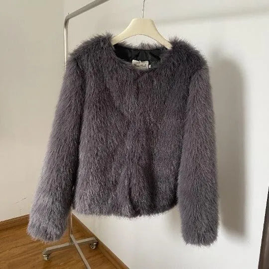 Valenzora | Solid Color Short Coat for Women