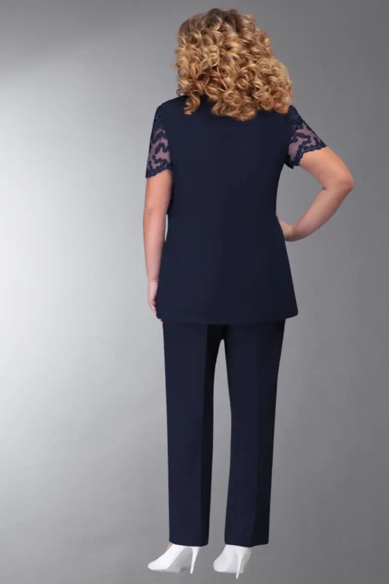 Valenzora | 3-teiliges Chiffon-Hochzeitskleid-Set für Damen