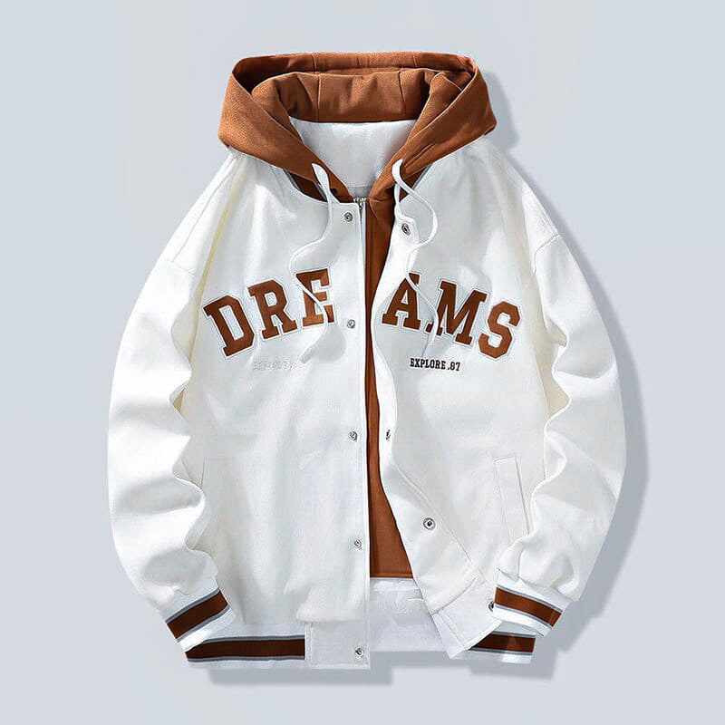 Valenzora | Kapuzenjacke mit Buchstabenprint