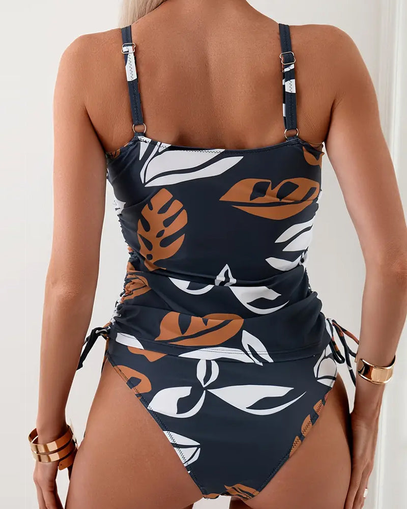 Valenzora with pleated, backless leaf pattern