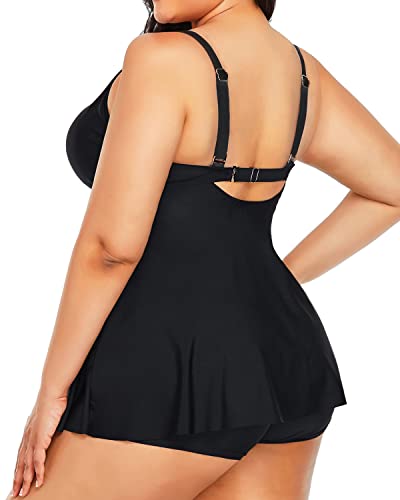 Valenzora | Tankini-Badeanzug in großen Größen Bauchkontrolle Badeanzüge für Damen