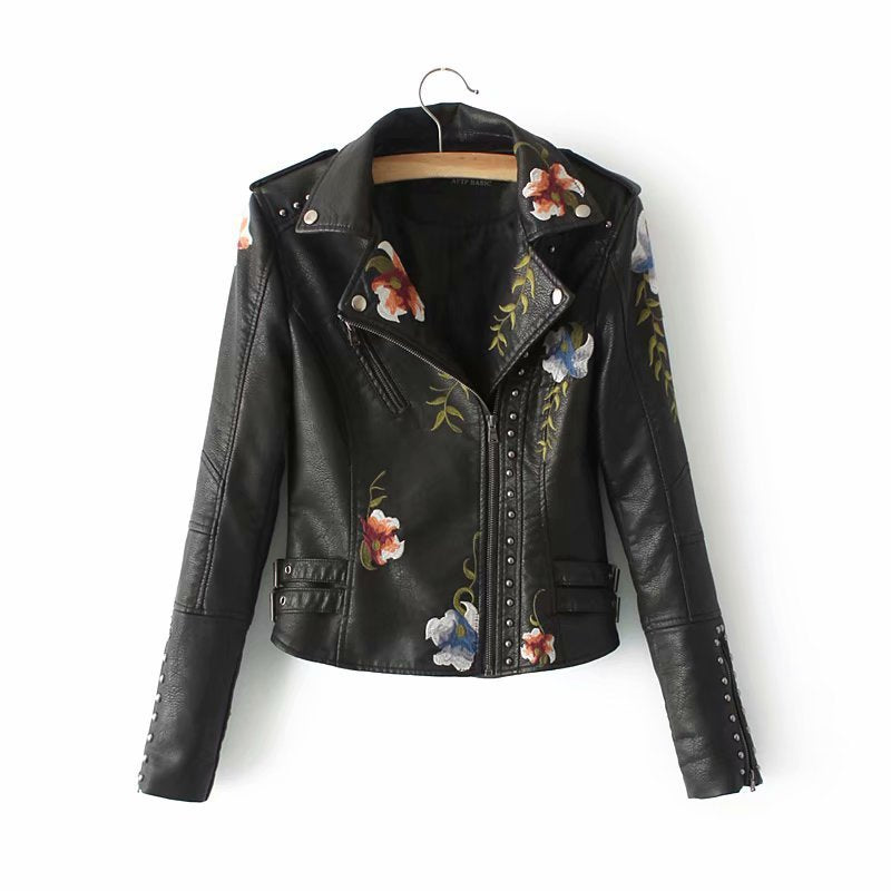 Valenzora | Women's jacket with floral pattern