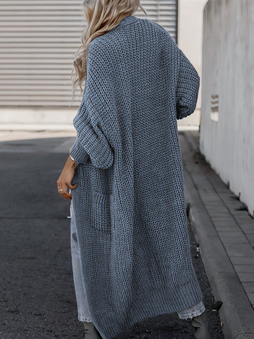 Valenzora Strickjacke aus Wolle mit Taschen für Damen | Perfekt für den Alltag