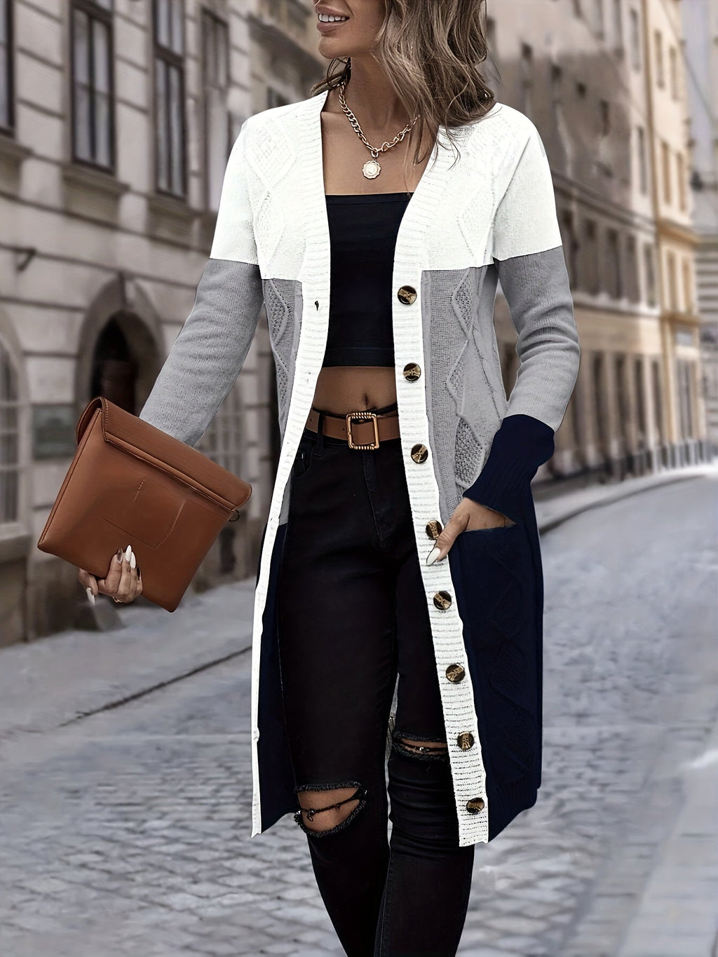 Valenzora | Versatile long-sleeved cardigan