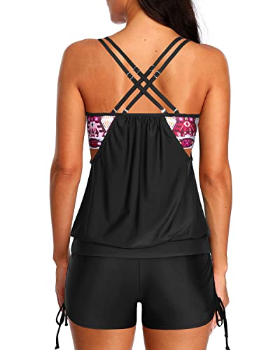 Valenzora | Zweiteiliger Tankini-Badeanzug mit Bauchkontrolle für Damen