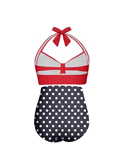 Valenzora | Two-piece sweetheart neckline high-waisted bikini set