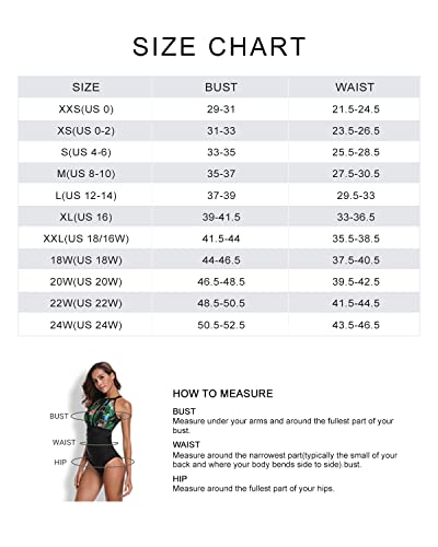 Valenzora | Tankini-Oberteil mit hohem Ausschnitt und Bauchkontrolle für Damen Olivgrün