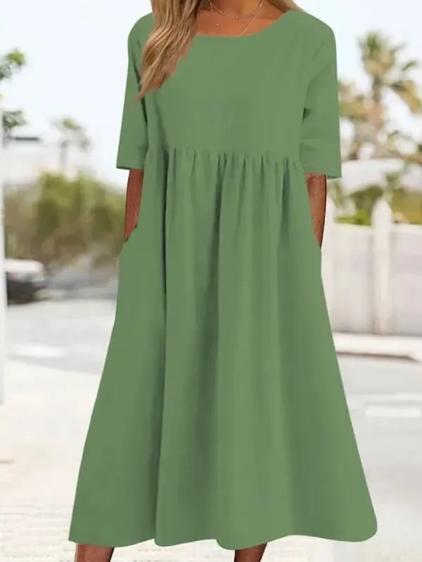 Valenzora | Elegantes, bequemes Baumwollkleid