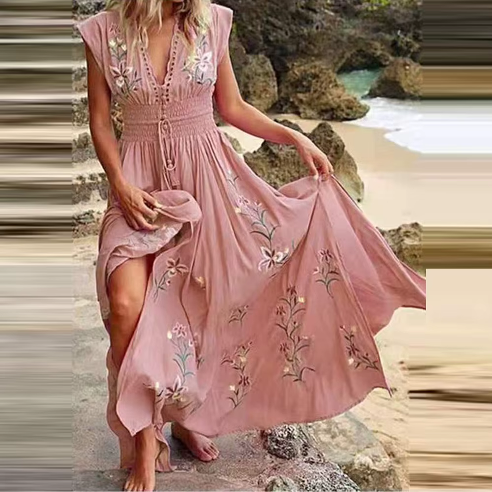 Valenzora | Boho Dress with Embroidery for a Dreamy Summer Look