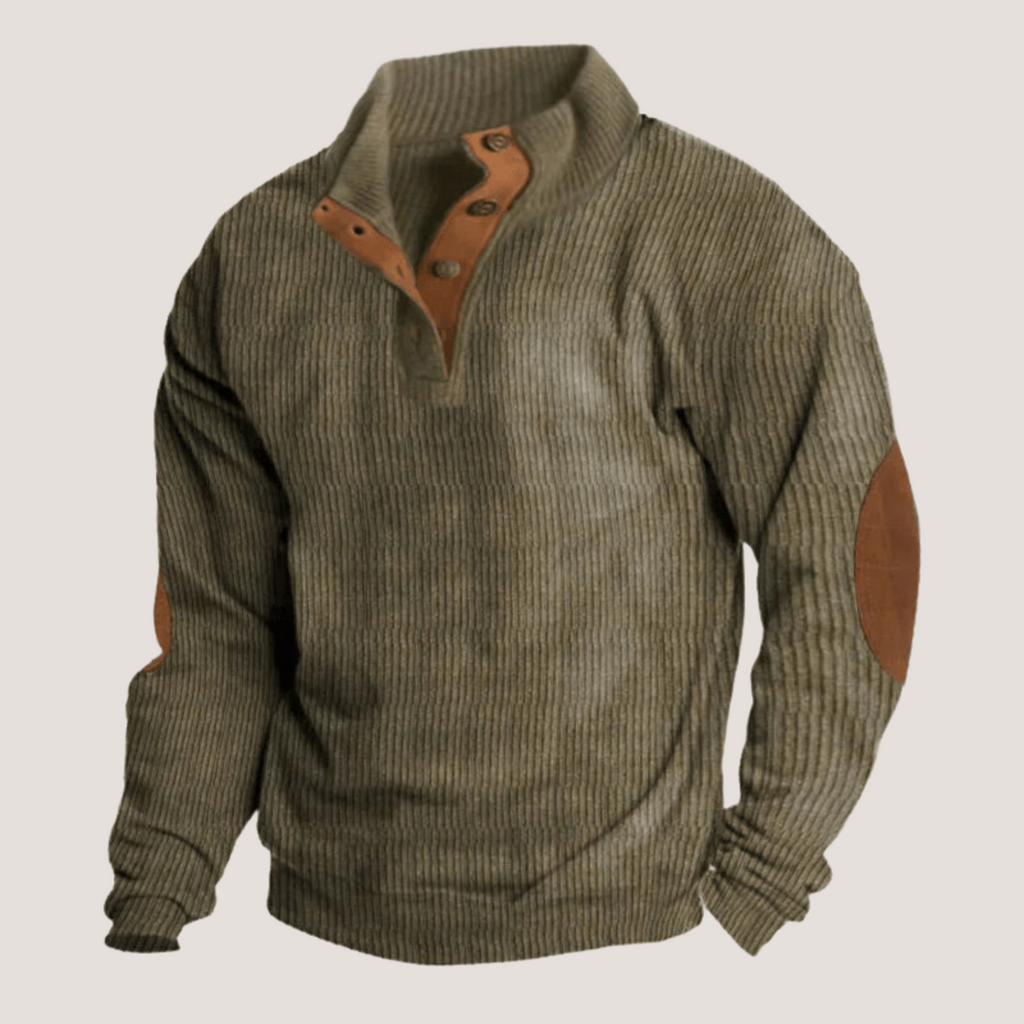Valenzora | Geripptes Shirt mit Knopfleiste