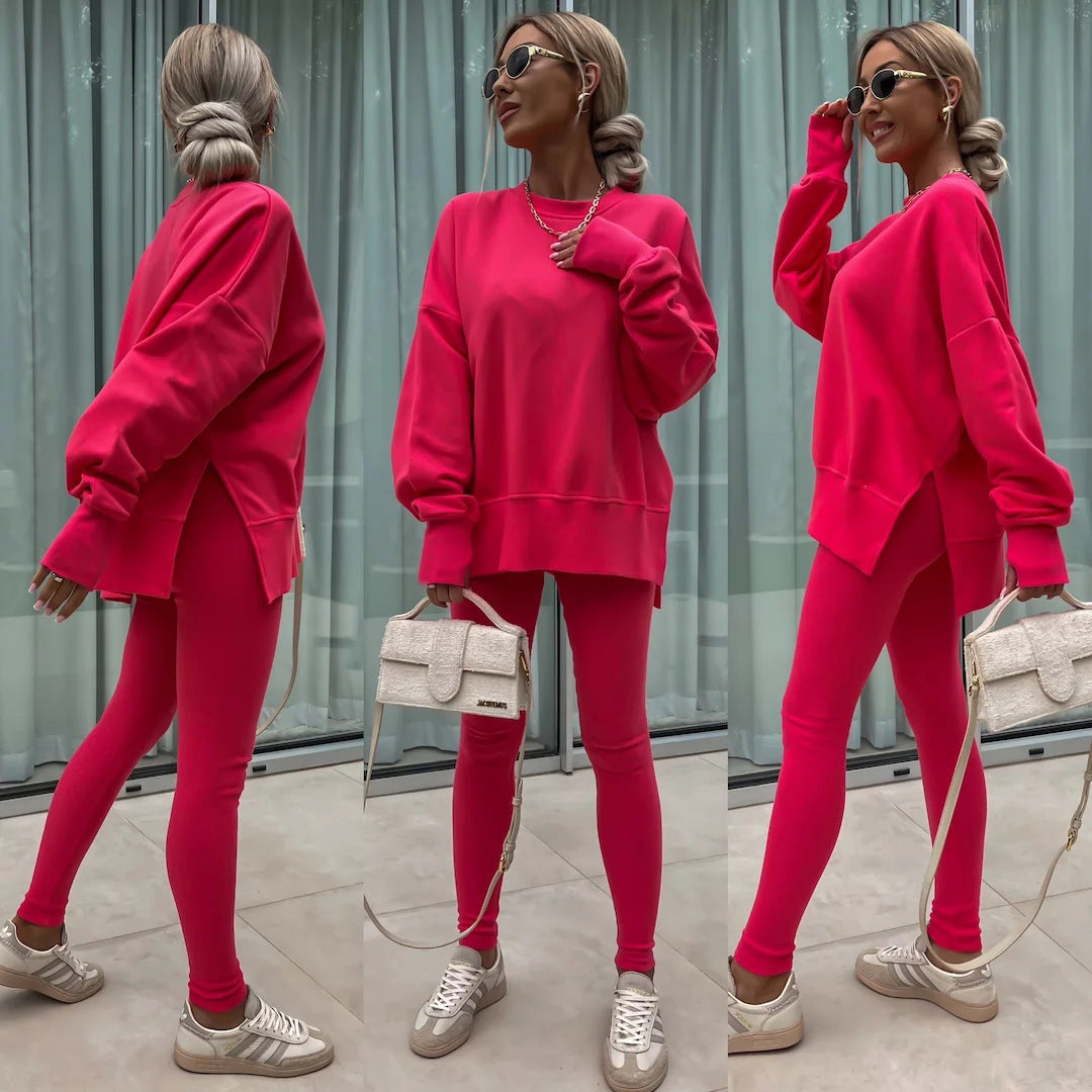 Valenzora | Women's Relaxed Style Suit with Long Sleeves – Winter Set