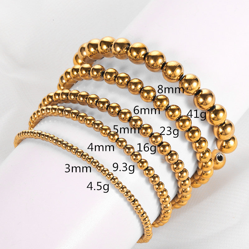 Valenzora | Stahlperlenarmband