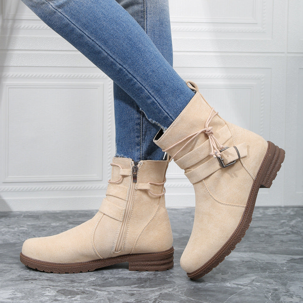 Valenzora | Fashion Gürtel Schnallen Stiefel