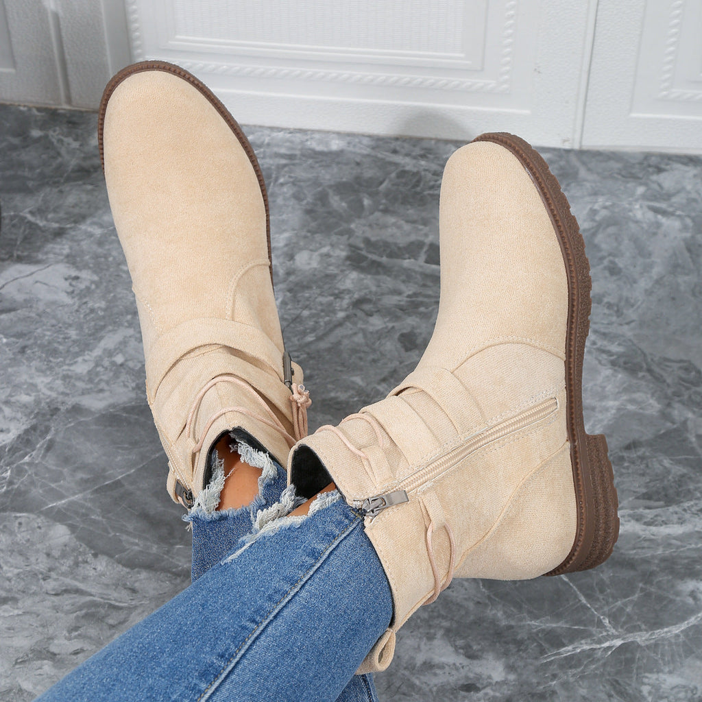 Valenzora | Fashion Gürtel Schnallen Stiefel