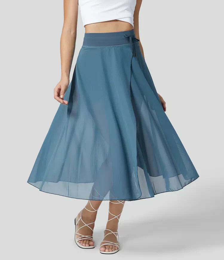 2-in-1 high-waisted tulle skirt