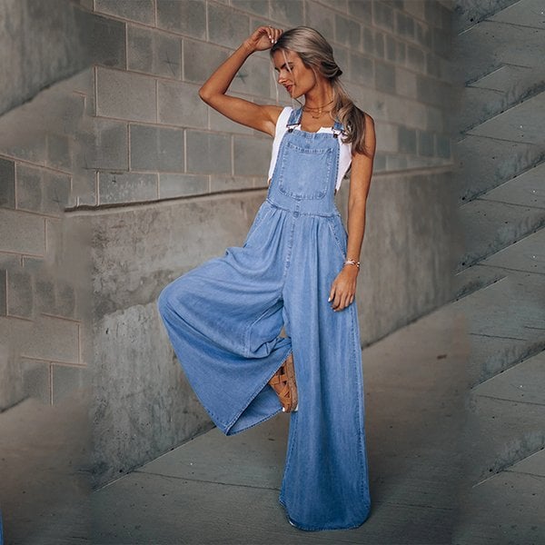 Valenzora | Women's Denim Jumpsuit