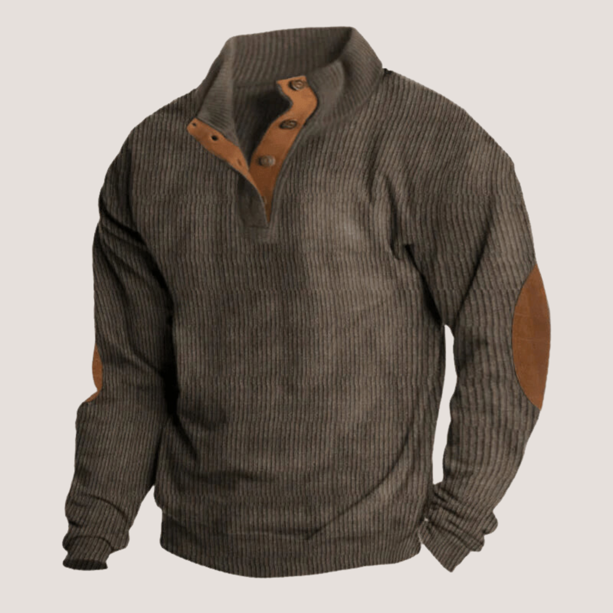 Valenzora | Geripptes Shirt mit Knopfleiste