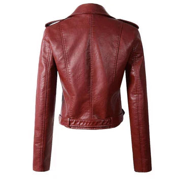 Valenzora | Elegant Premium Leather Jacket for Women | Luxury and Style