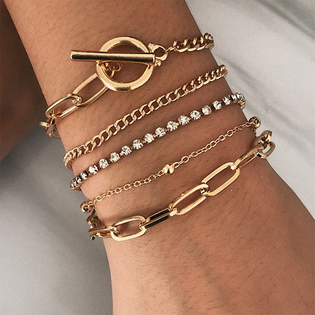 Valenzora – Modisches Charm-Armband mit geometrischem Muster