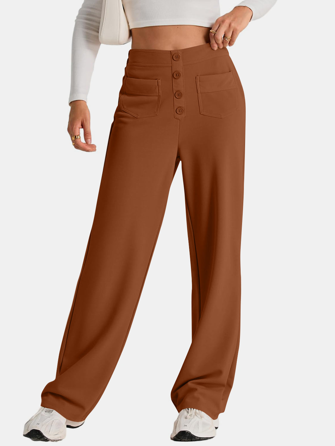 Valenzora | Weite Hose mit Taschen, elegant und bequem