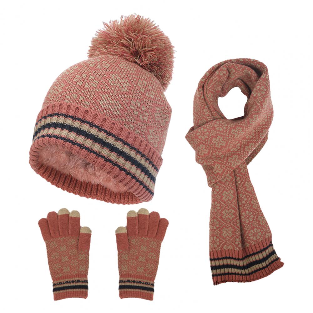 Valenzora | Lässiges 4-teiliges warmes Strickset für Damen für Herbst/Winter
