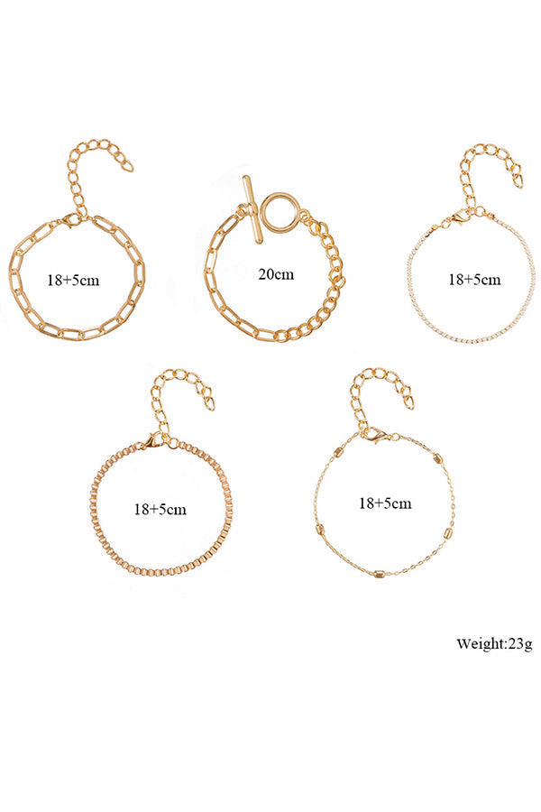 Valenzora – Modisches Charm-Armband mit geometrischem Muster