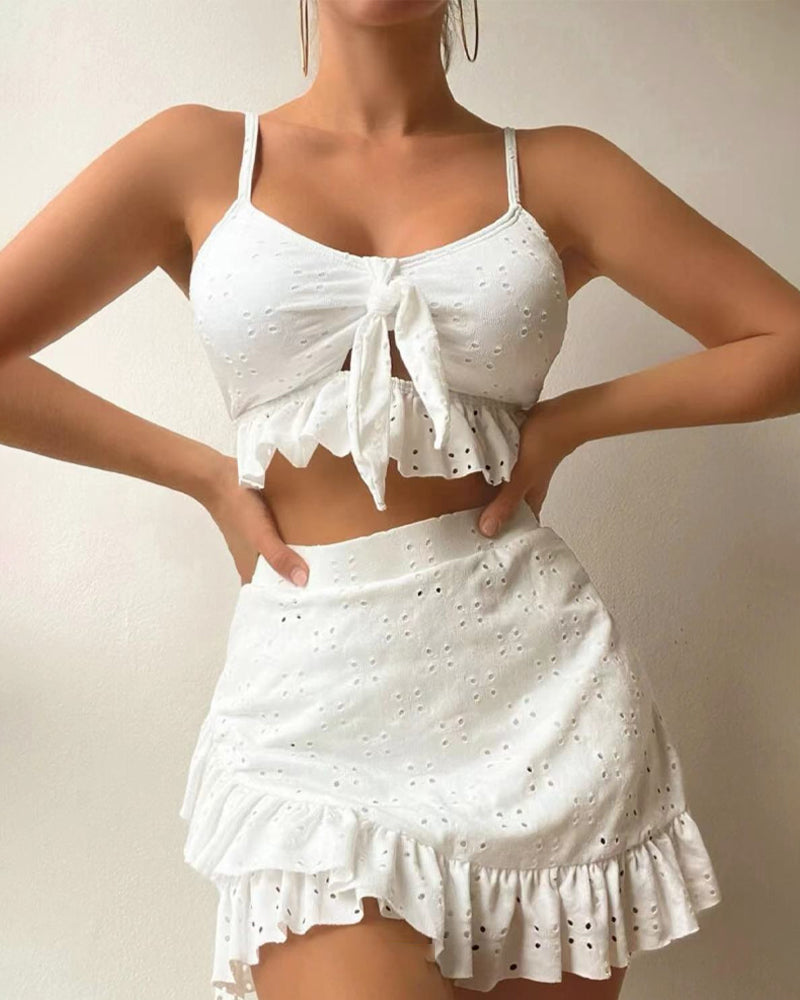 Valenzora Bikini Set with Skirt