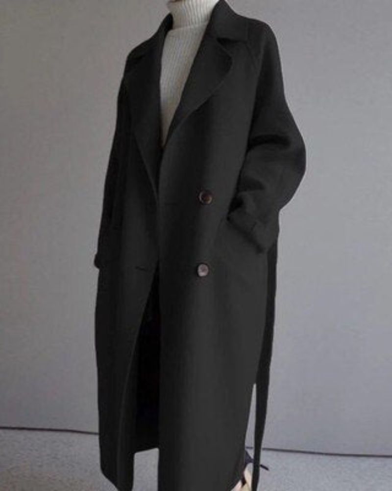 Valenzora | Eleganter langer Mantel