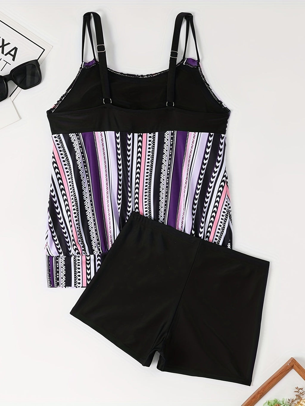 Valenzora | Tankini-Set mit Streifen und Punkten