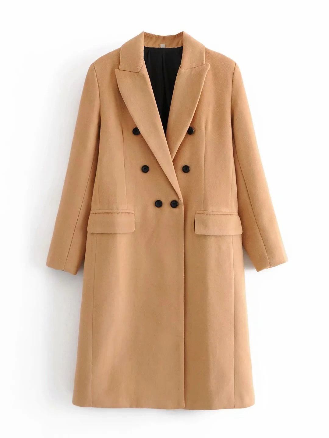 Valenzora | Zweireihige Jacke mit Kapuze
