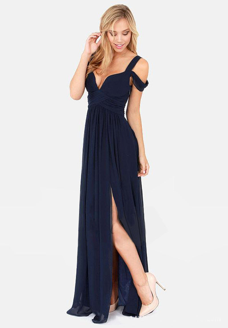 Valenzora | Langes, elegantes griechisches Plisseekleid