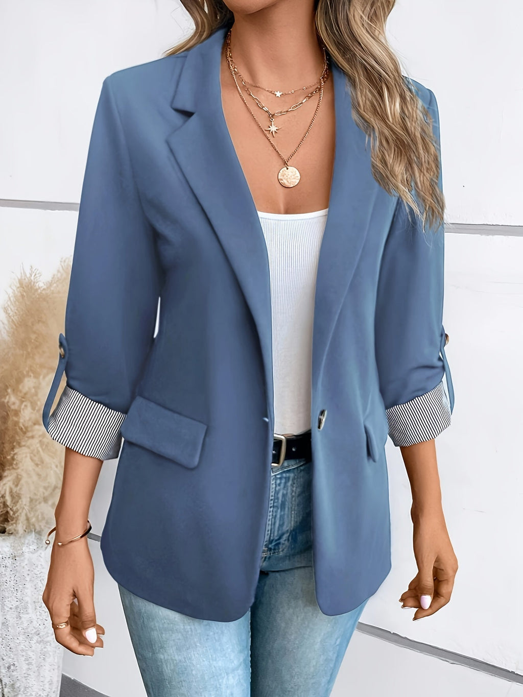 Valenzora | Eleganter Business-Langblazer mit