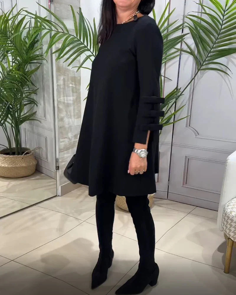 Valenzora | Elegant long-sleeved dress
