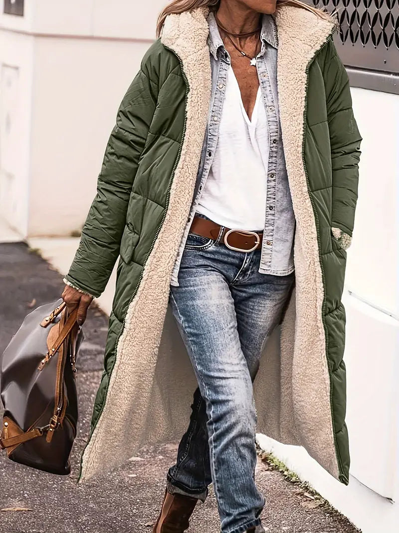 Valenzora | Wende-Fleece-Pufferjacke