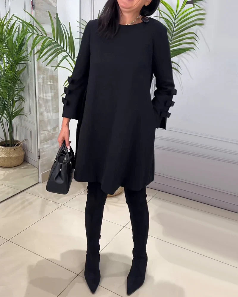 Valenzora | Elegant long-sleeved dress