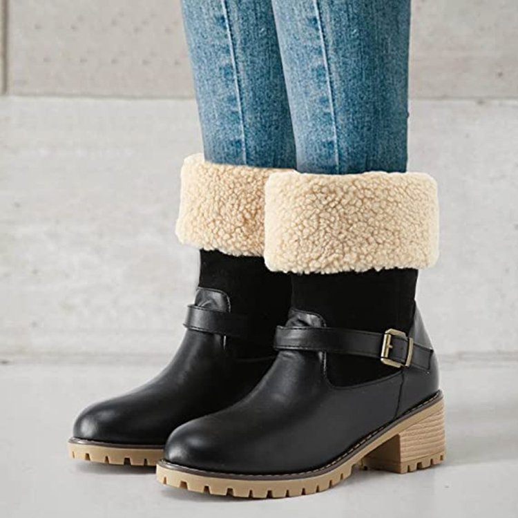 Valenzora | Stylische Herbst-Stiefeletten mit Schnalle für Damen