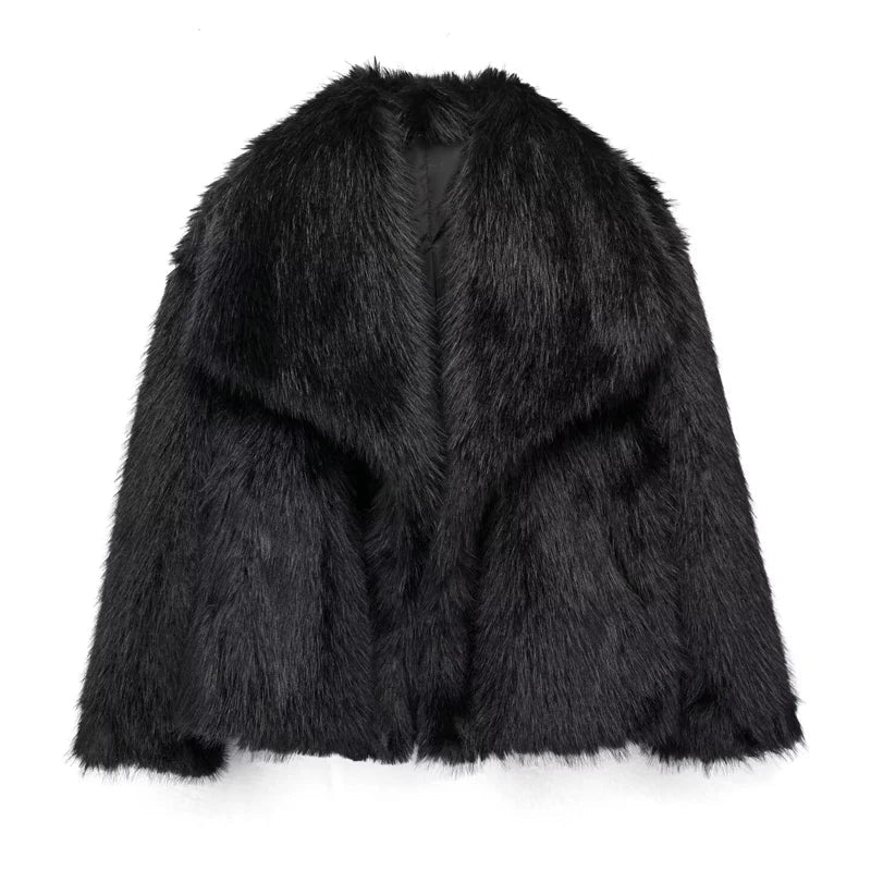 Valenzora | Warme Felljacke für Damen in stilvollem Design